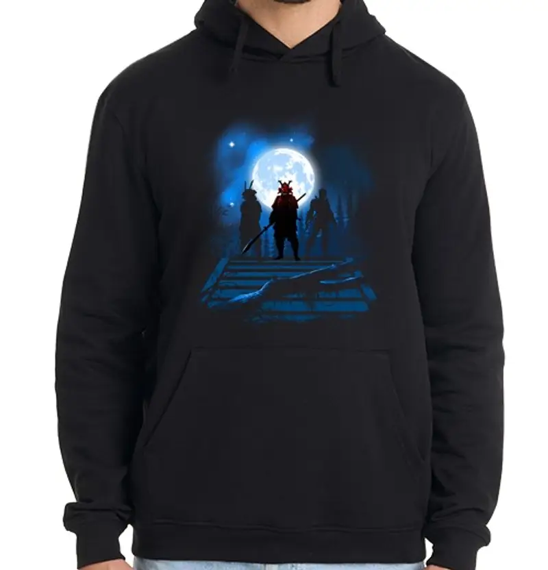 Felpa uomo con cappuccio Uomo, felpa con cappuccio, nera