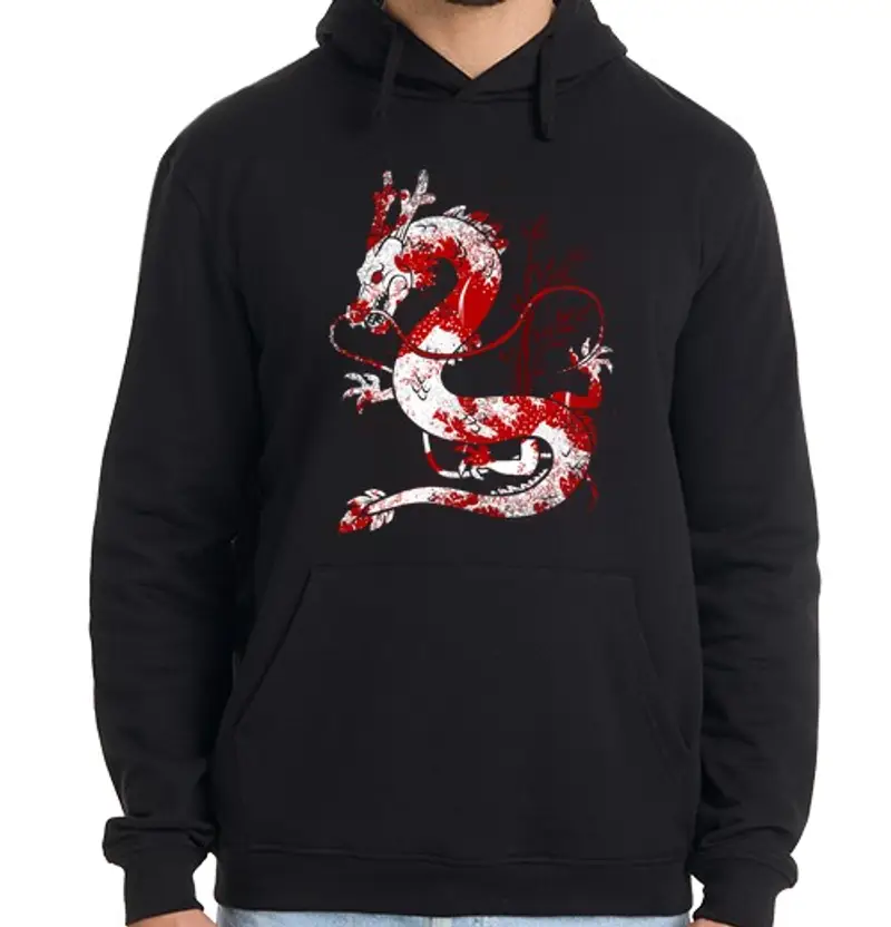 Felpa uomo con cappuccio Uomo, felpa con cappuccio, nera