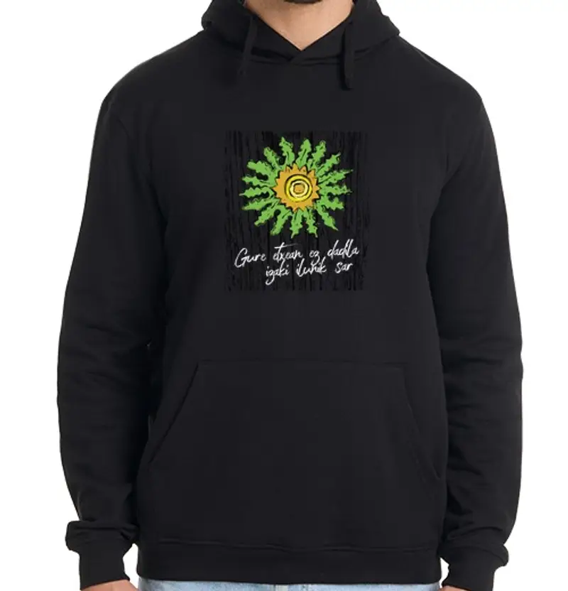 Felpa uomo con cappuccio Uomo, felpa con cappuccio, nera