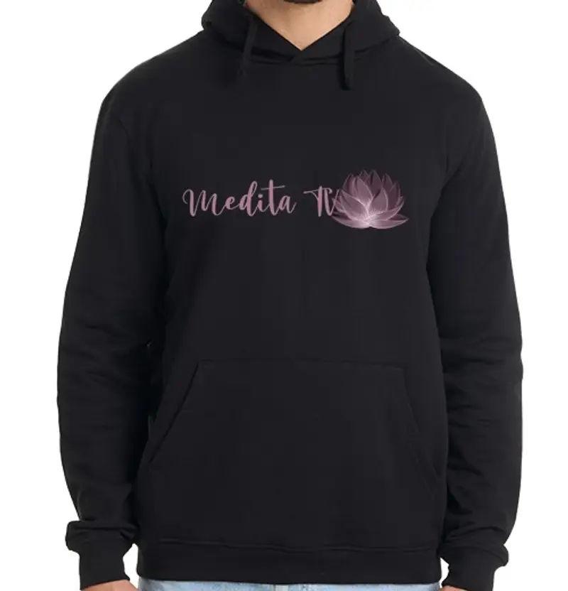 Felpa uomo con cappuccio Uomo, felpa con cappuccio, nera