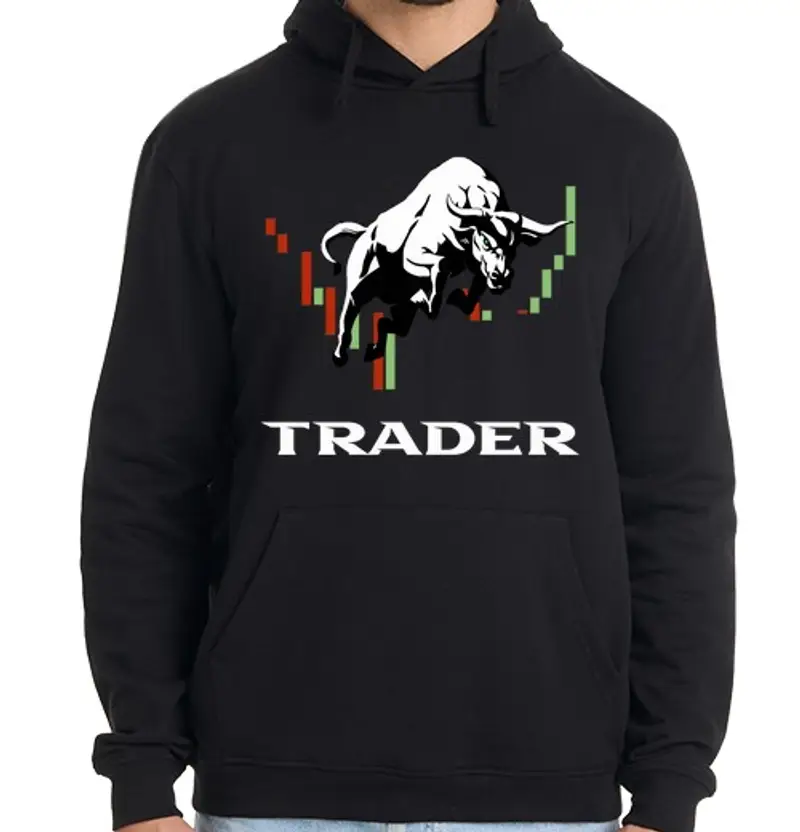 Felpa uomo con cappuccio uomo, felpa con cappuccio, nero, commerciante