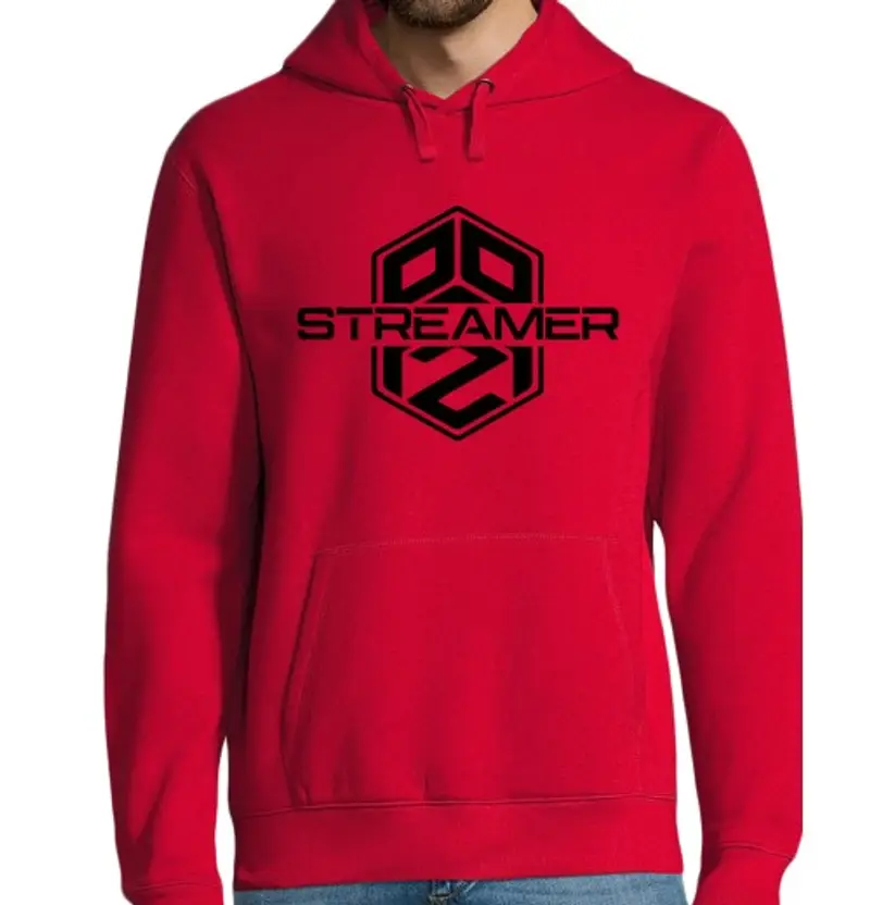 Felpa uomo con cappuccio Uomo, felpa con cappuccio, rossa