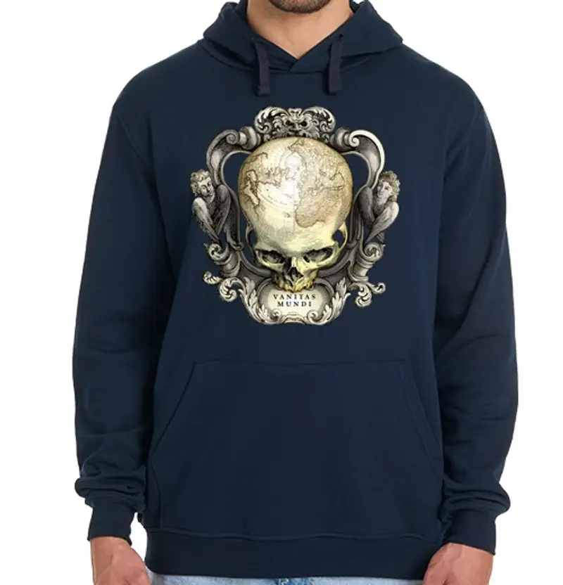 Felpa uomo con cappuccio vanitas mundi