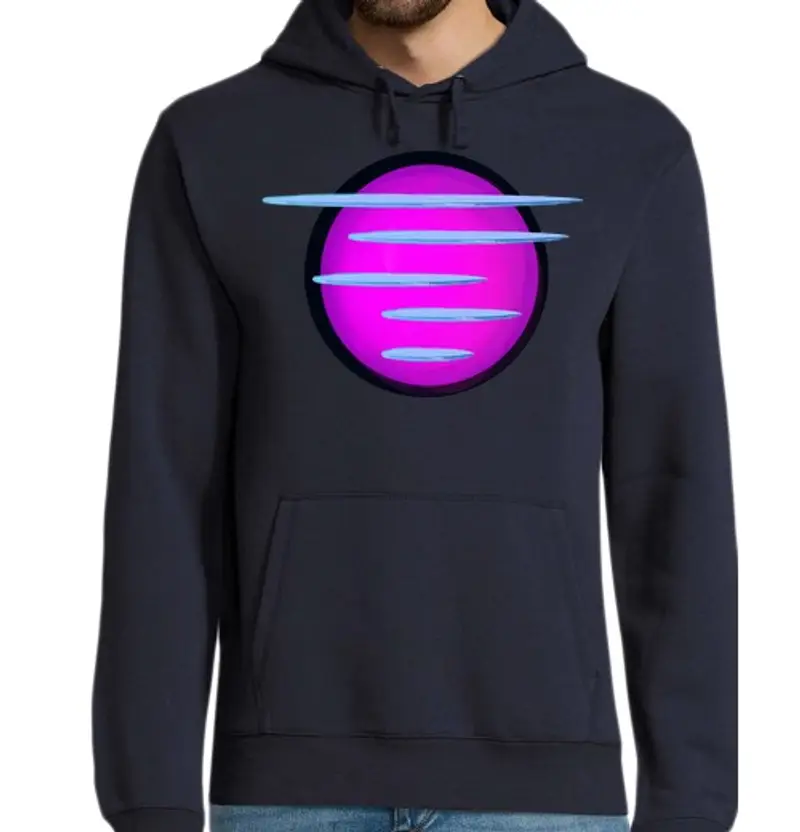 Felpa uomo con cappuccio zeru