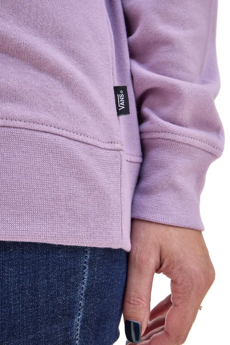 Felpa Viola Girocollo Senza Cappuccio Vans Drop V Logo BFF Crew miniatura 3