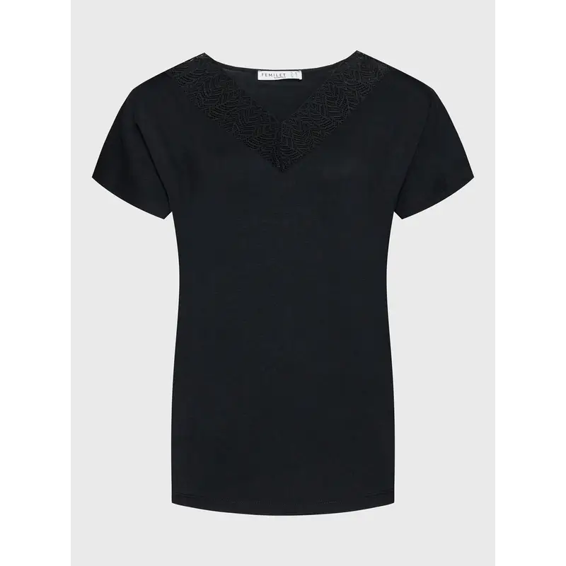 Maglietta del pigiama Jazz FNA550 Nero Regular Fit