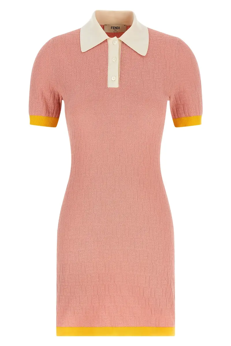 Abito Color-Block Rosa