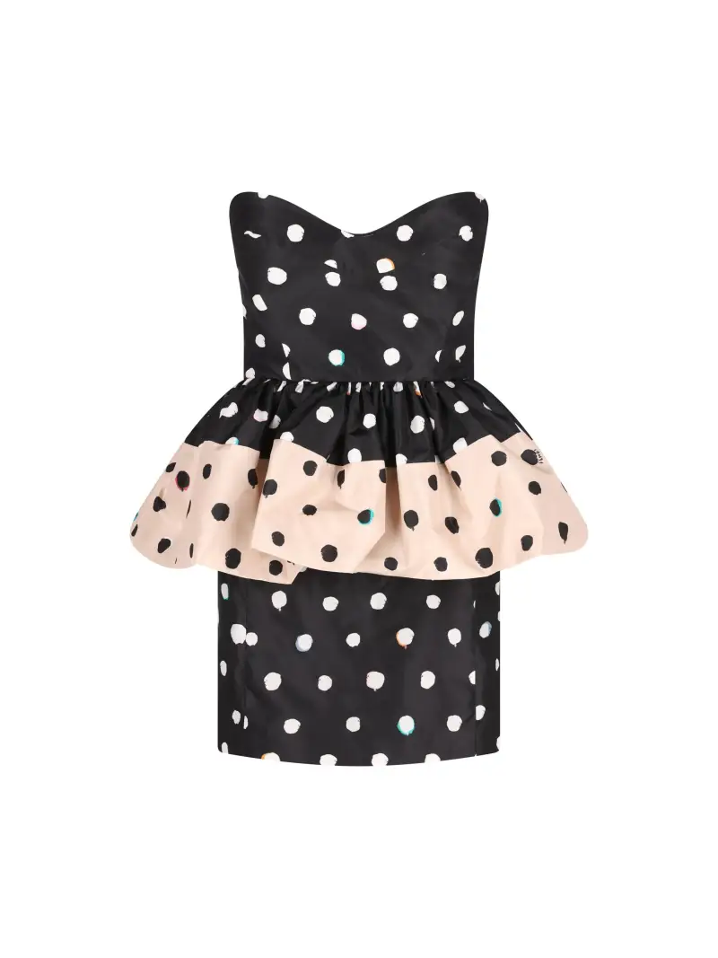 Abito In Taffetà NERO