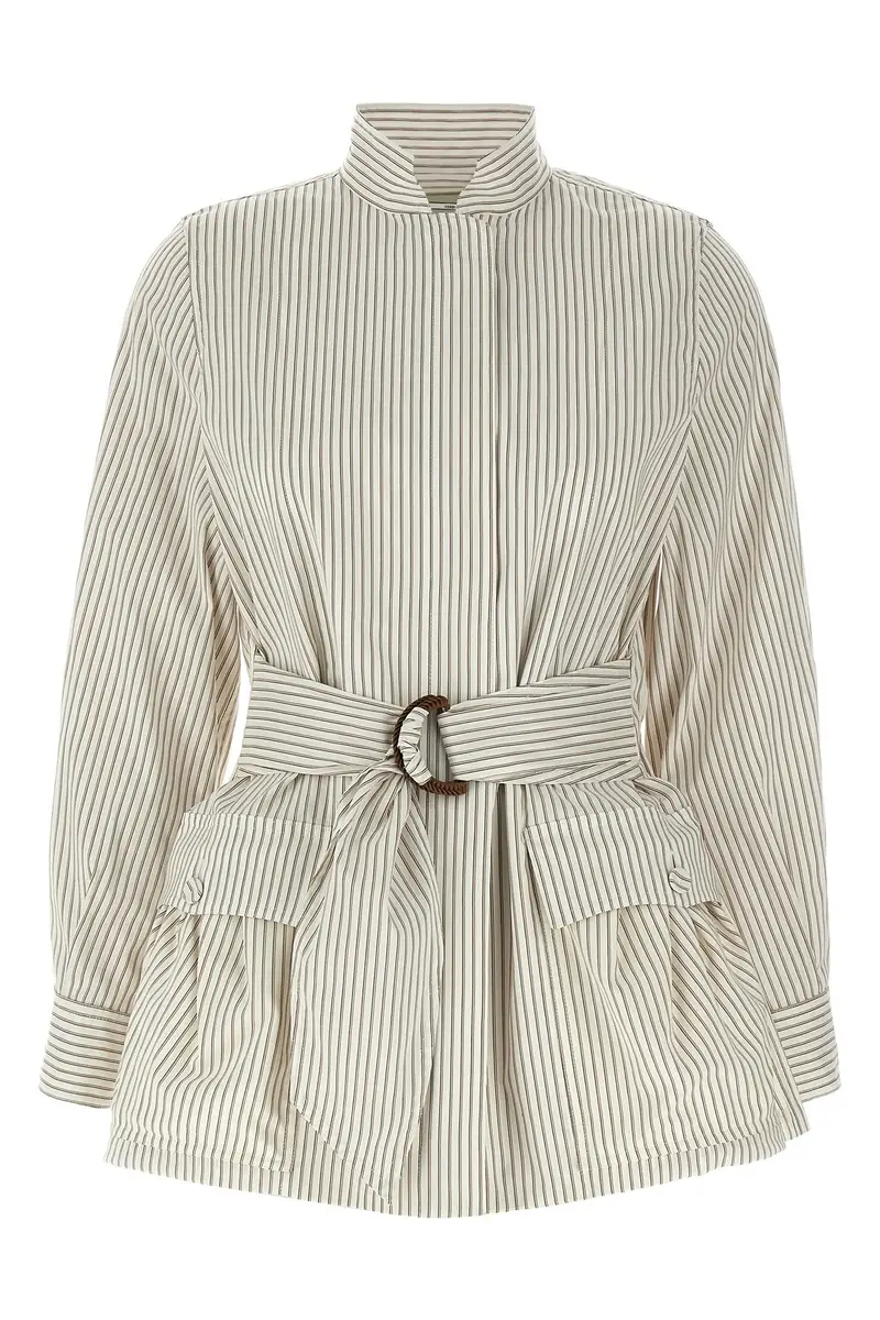 Blouson Righe Bianco