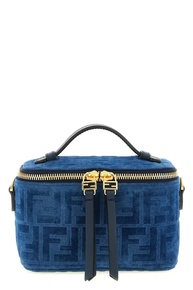 Borsa A Mano Fendi Vanity Blu