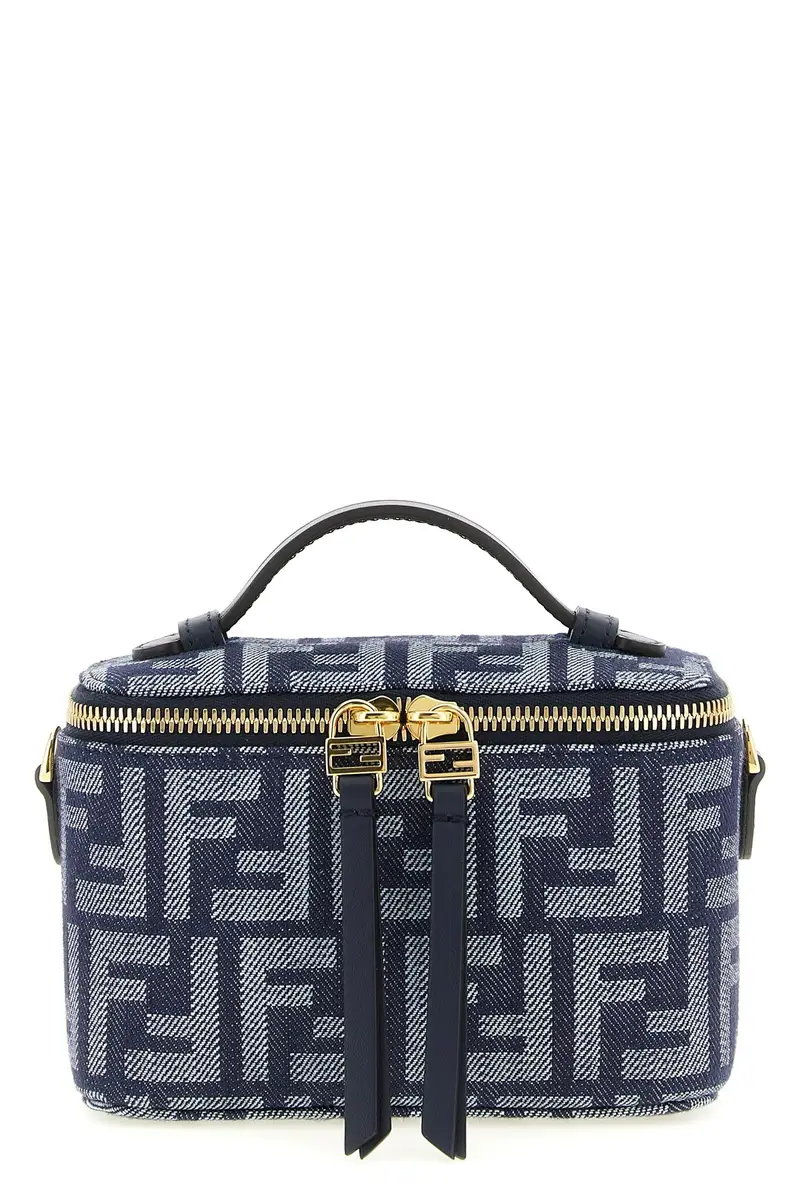 Borsa A Mano Fendi Vanity Blu