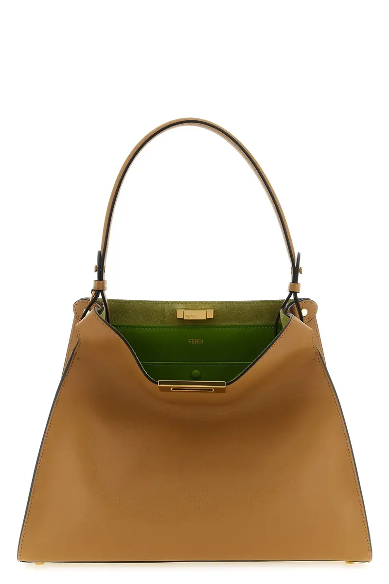 Borsa A Mano Fendi Way Media Beige