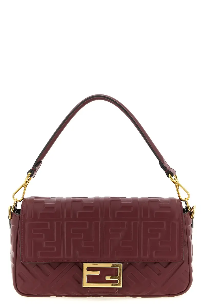 Fendi Borsa a spalla Bordeaux 4181586