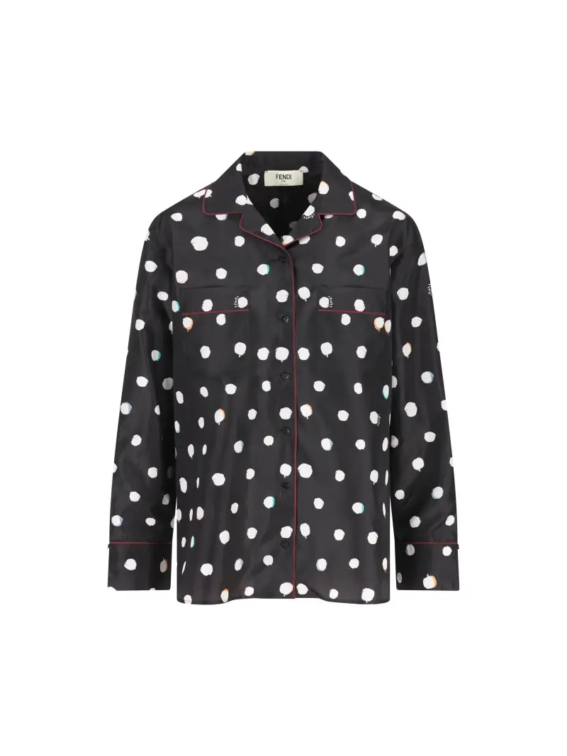 Camicia In Seta NERO