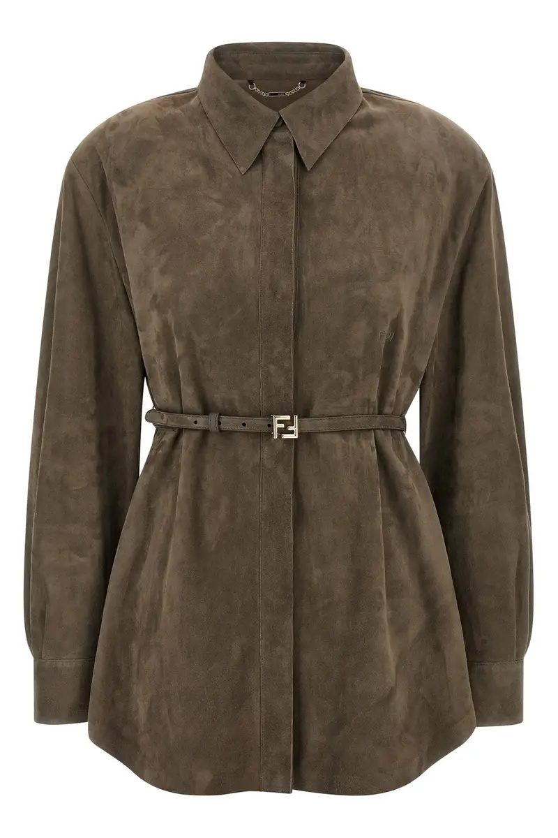 Camicia Suede Grigio