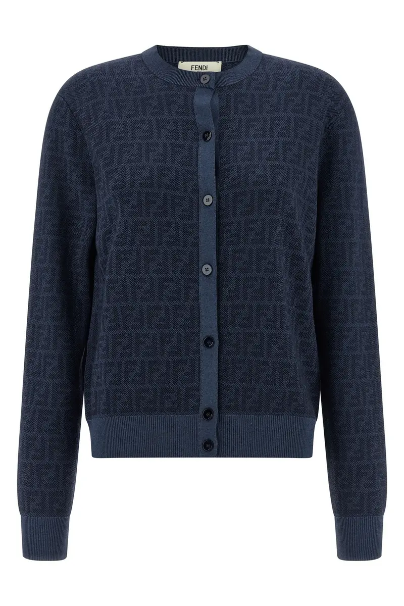 Fendi Cardigan Blu 4200966