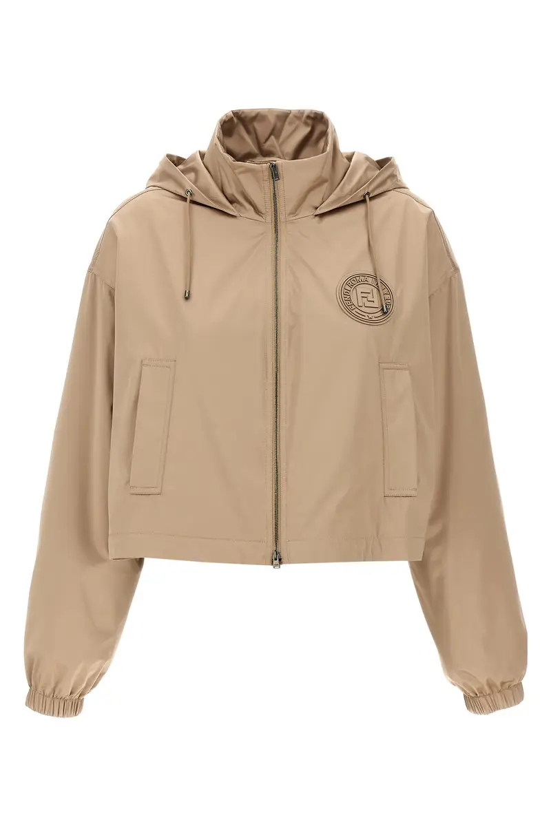 Giacca A Vento 'Fendi Stamp 1925' Marrone