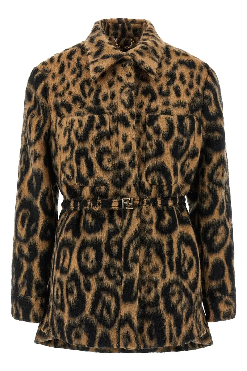Giacca Animalier Beige