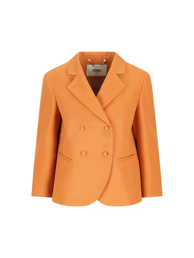 Giacca In Lana ARANCIONE