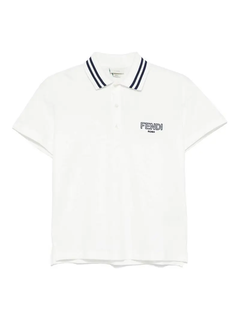 Fendi Jr Polo Bianco 3995501