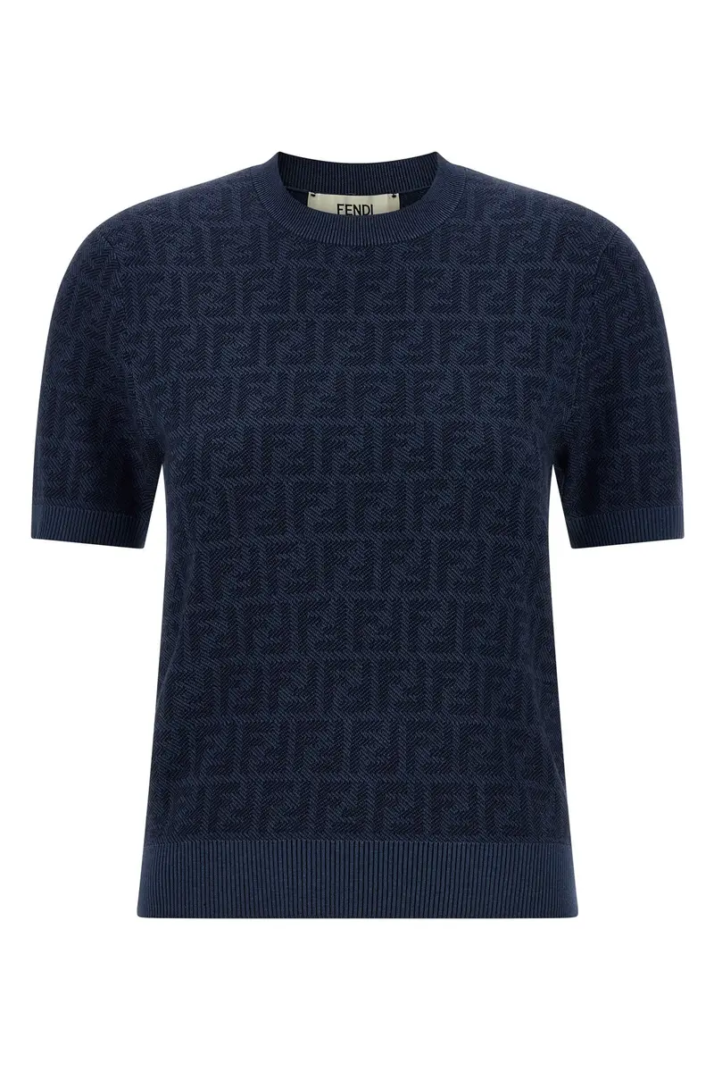 Maglia Jacquard Blu