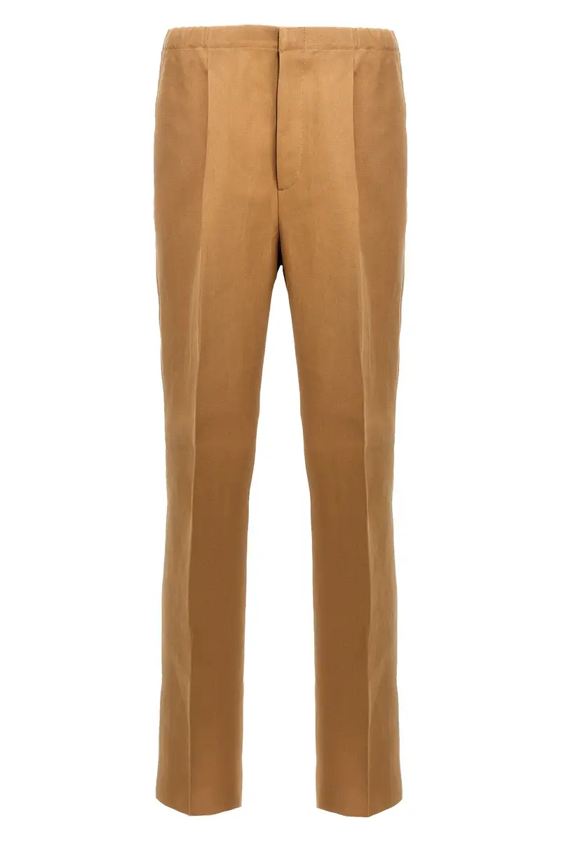 Pantalone Paper Canvas Beige