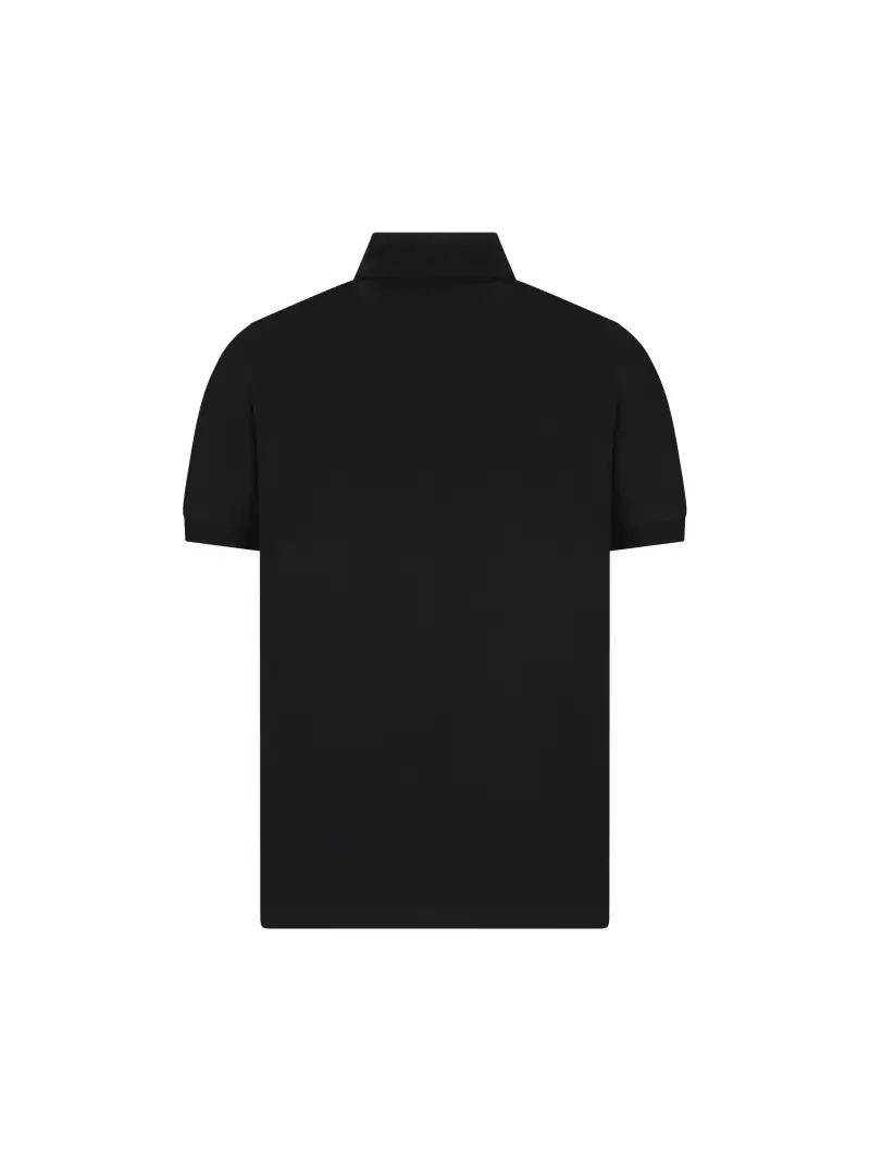 Polo In Cotone NERO miniatura 2