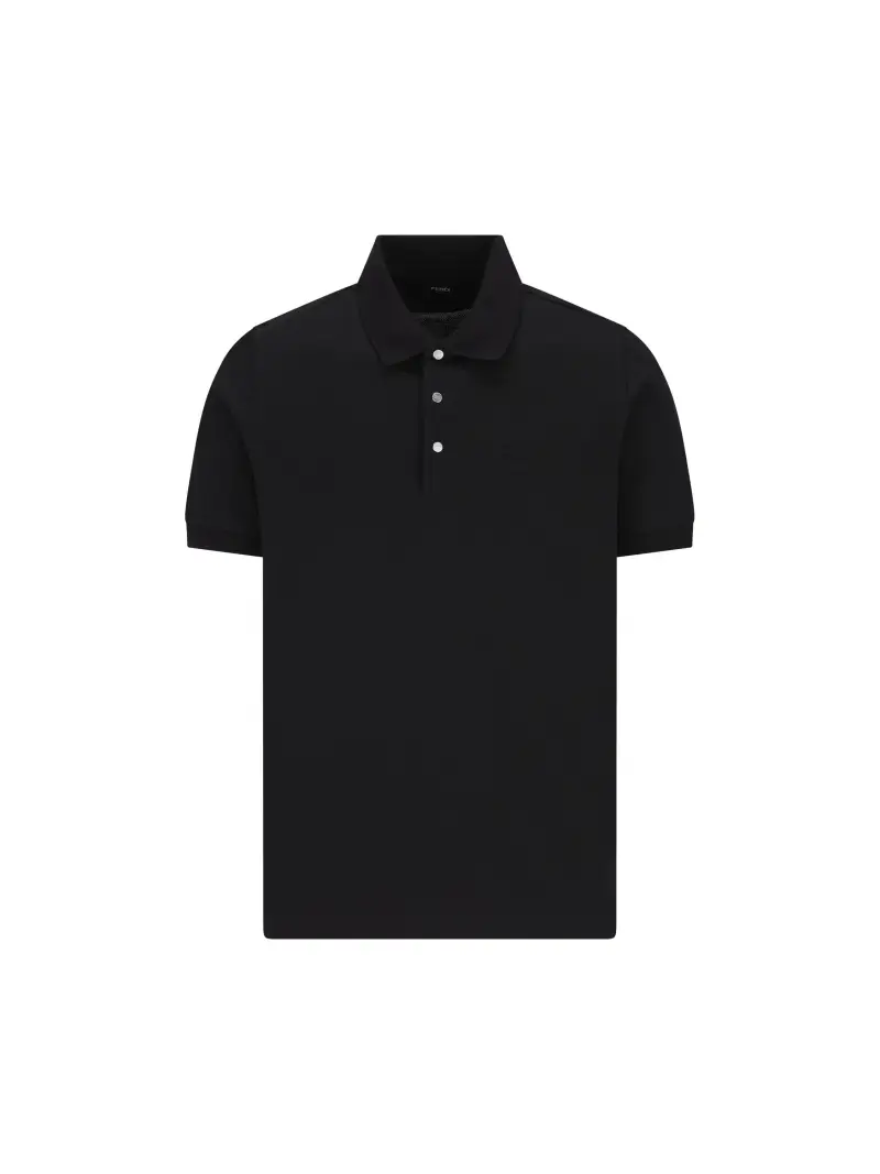 Polo In Cotone NERO