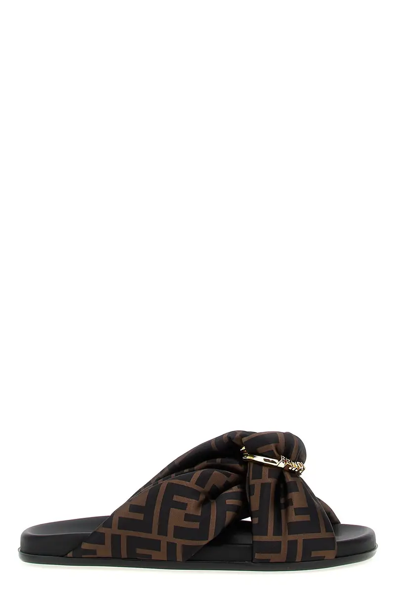 Slide Fendi Feel Marrone