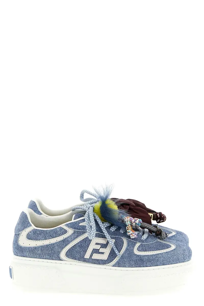 Sneaker Fendi Match Azzurro