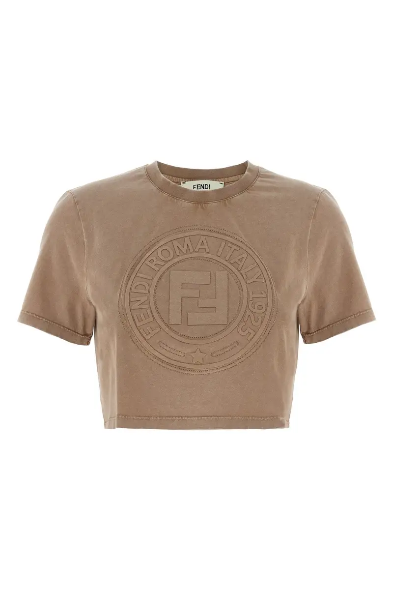 Fendi T-shirt Marrone 2545946