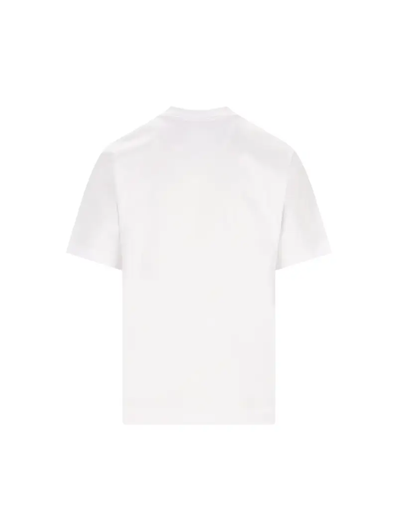T-Shirt In Cotone BIANCO miniatura 2