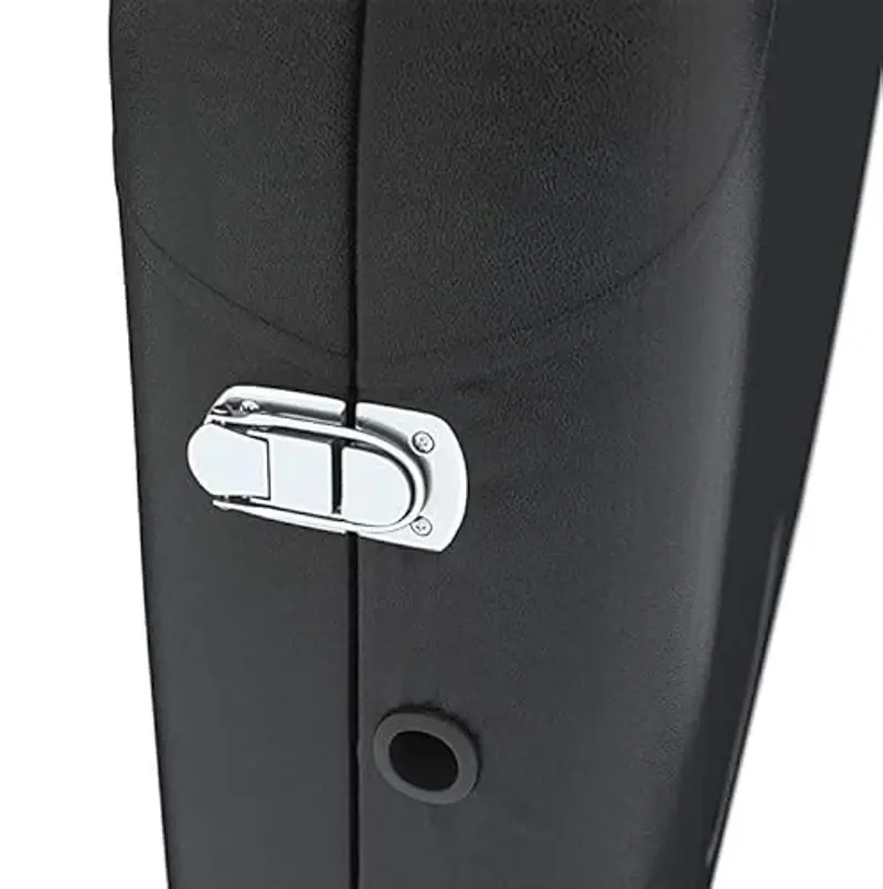 FENIXSHOP24 LETTINO MASSAGGIO IN LEGNO 2 ZONE - LETTINO MASSAGGI, LETTINO ESTETISTA FISIOTERAPIA, TATTOO, PORTATILE RICHIUDIBILE COD-05(NERO) miniatura 2