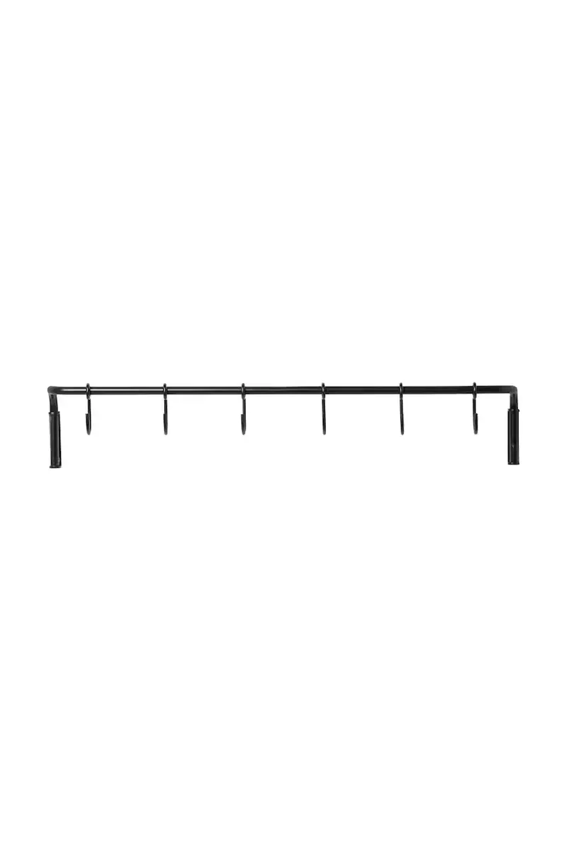 appendiabito da parete Kitchen Rod 55 cm colore nero
