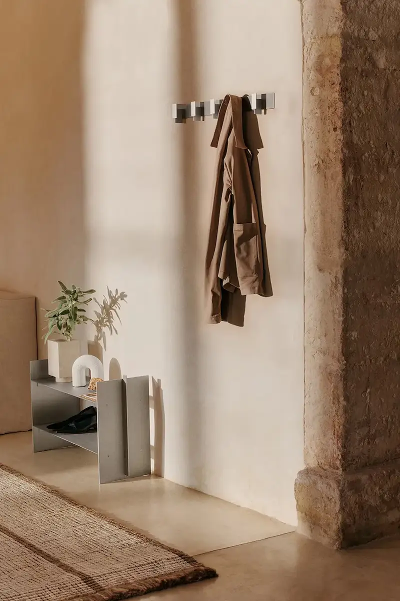 appendiabito da parete Lager 71 cm Grigio miniatura 3