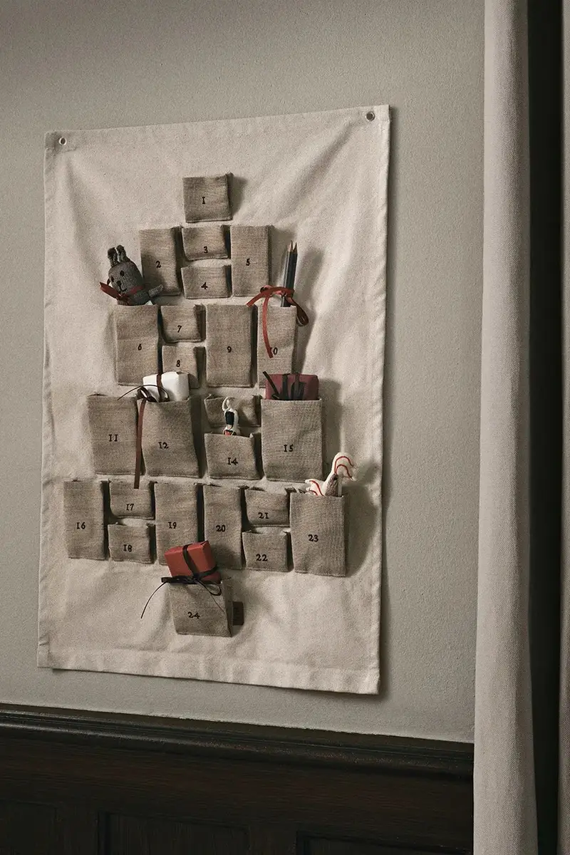 calendario dell'avvento Beige miniatura 4