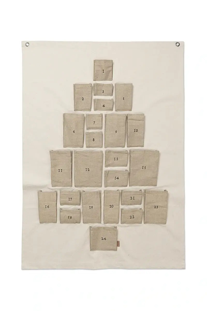 calendario dell'avvento Beige