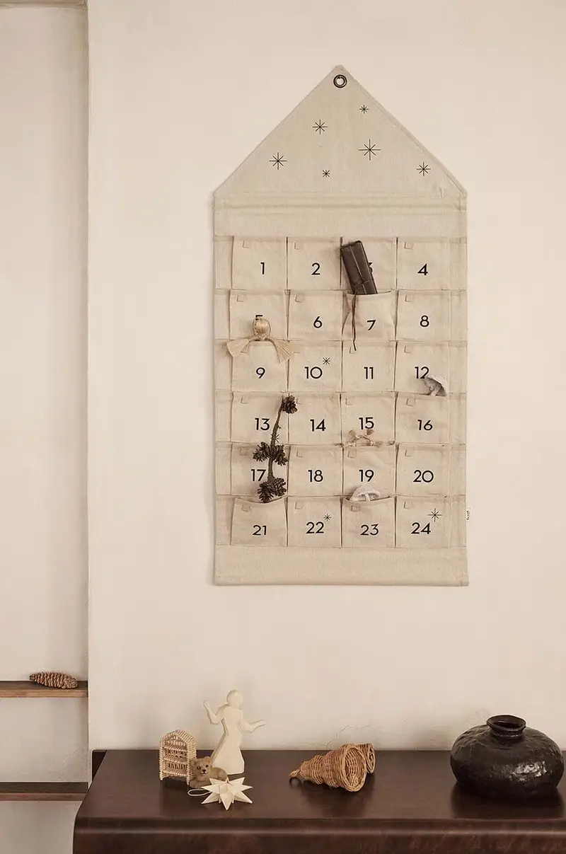 calendario dell avvento Star Christmas Calendar Beige miniatura 2