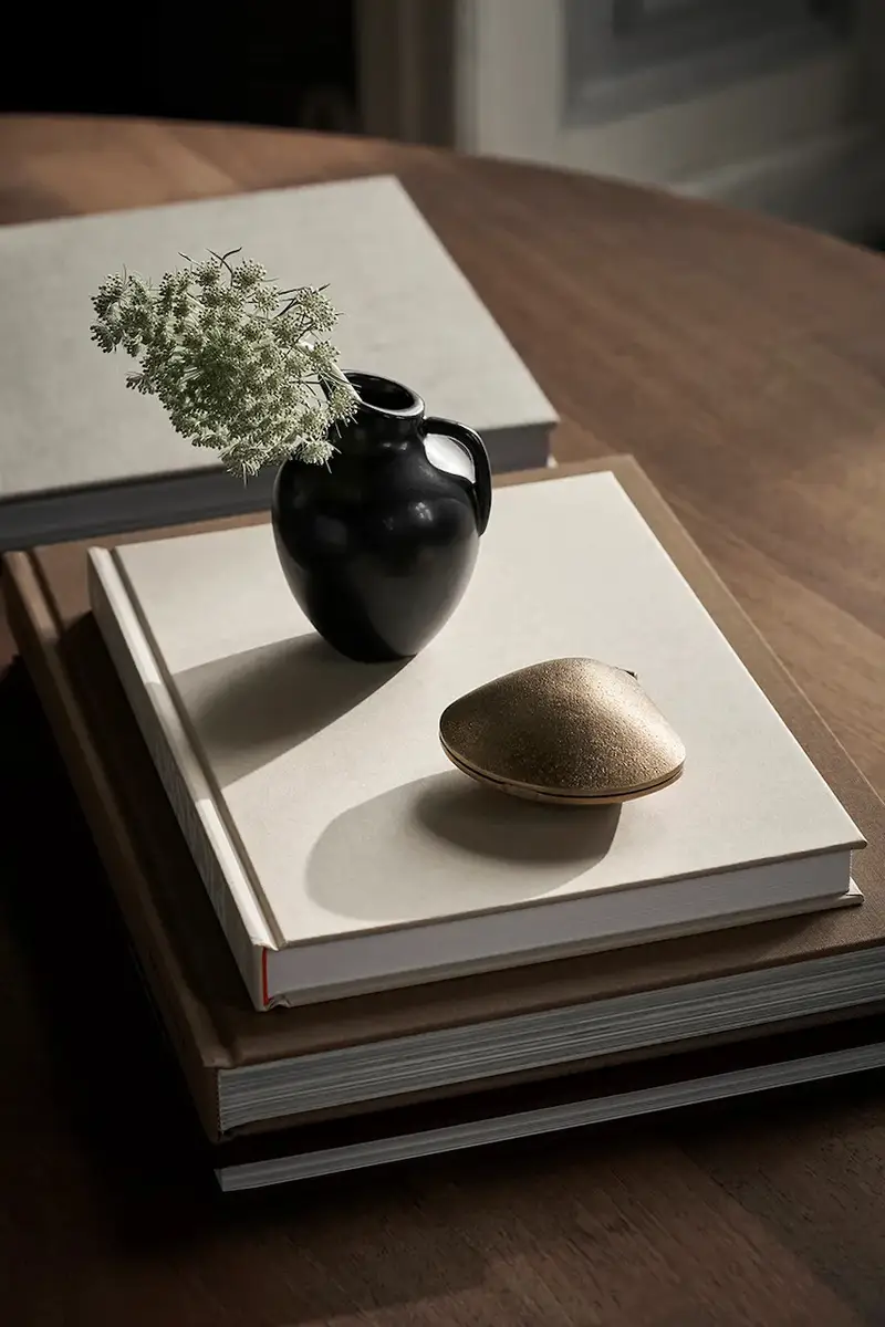 candeliere decorativo Clam colore beige miniatura 4