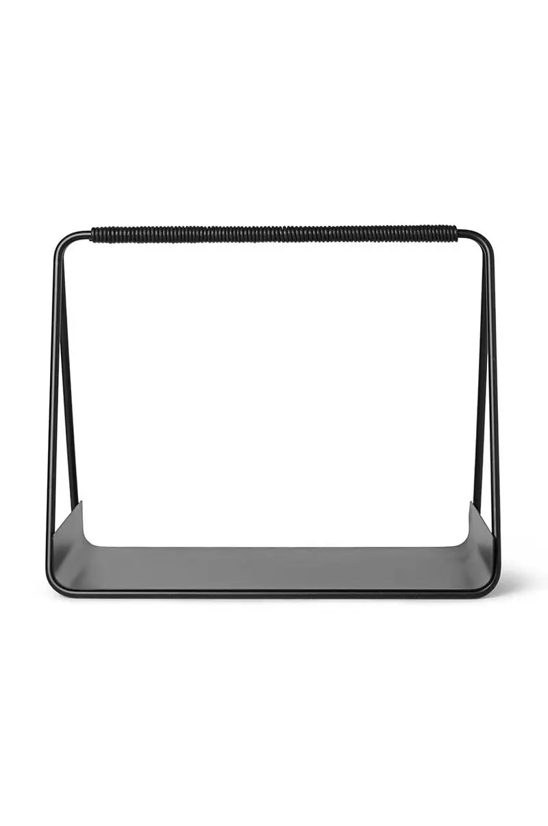 cestino in legno Port Wood Basket S Nero