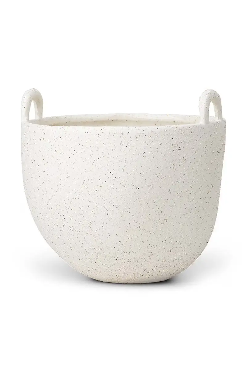 copertura vaso Speckle Pot Bianco