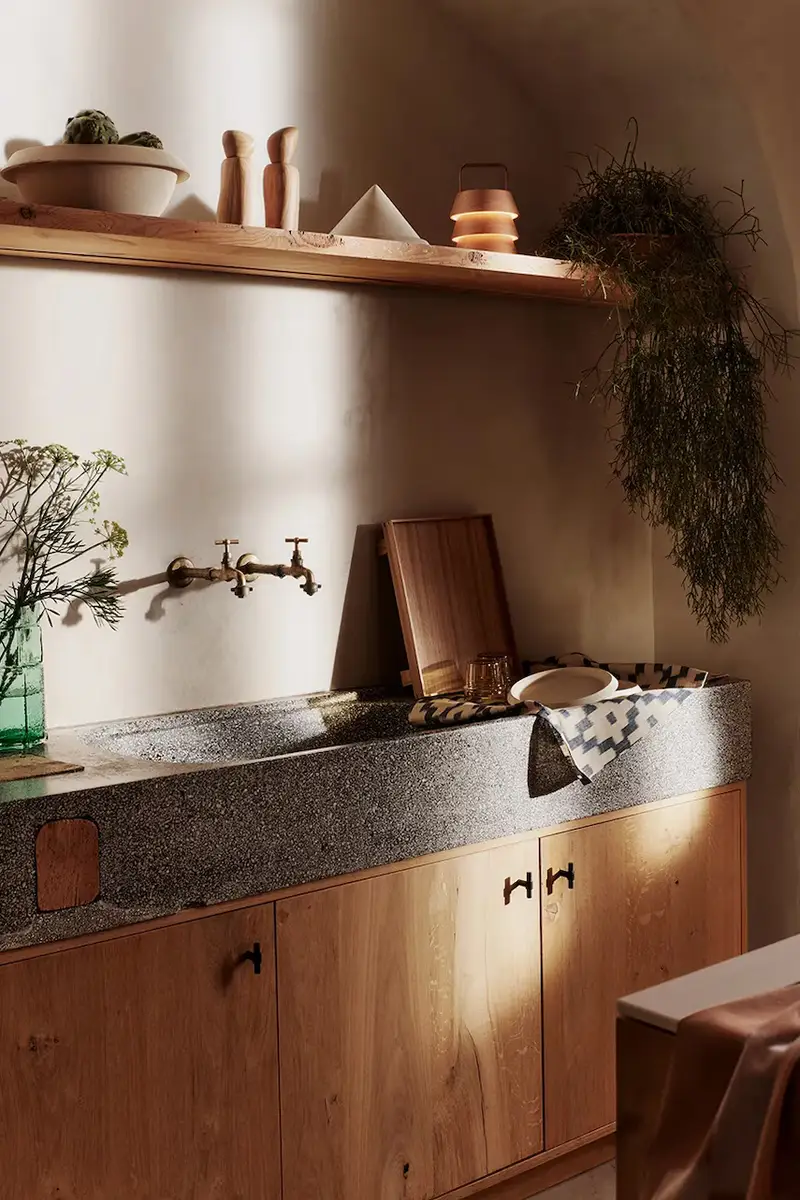 copripiatti Erena Cloche x Utzon Beige miniatura 3