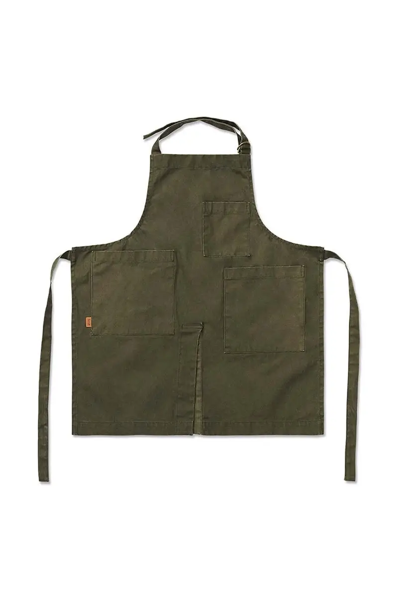 grembiule in cotone Bark Garden Verde
