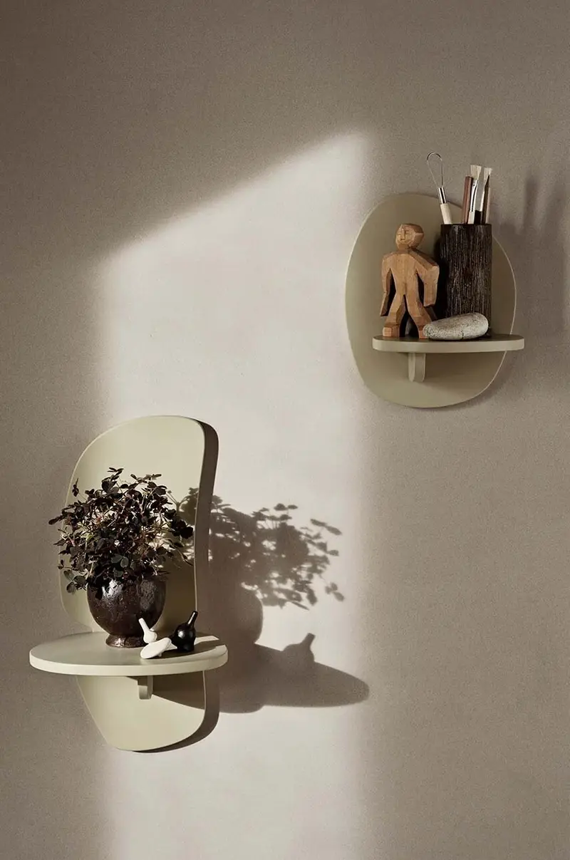 mensola 40 cm Beige miniatura 4