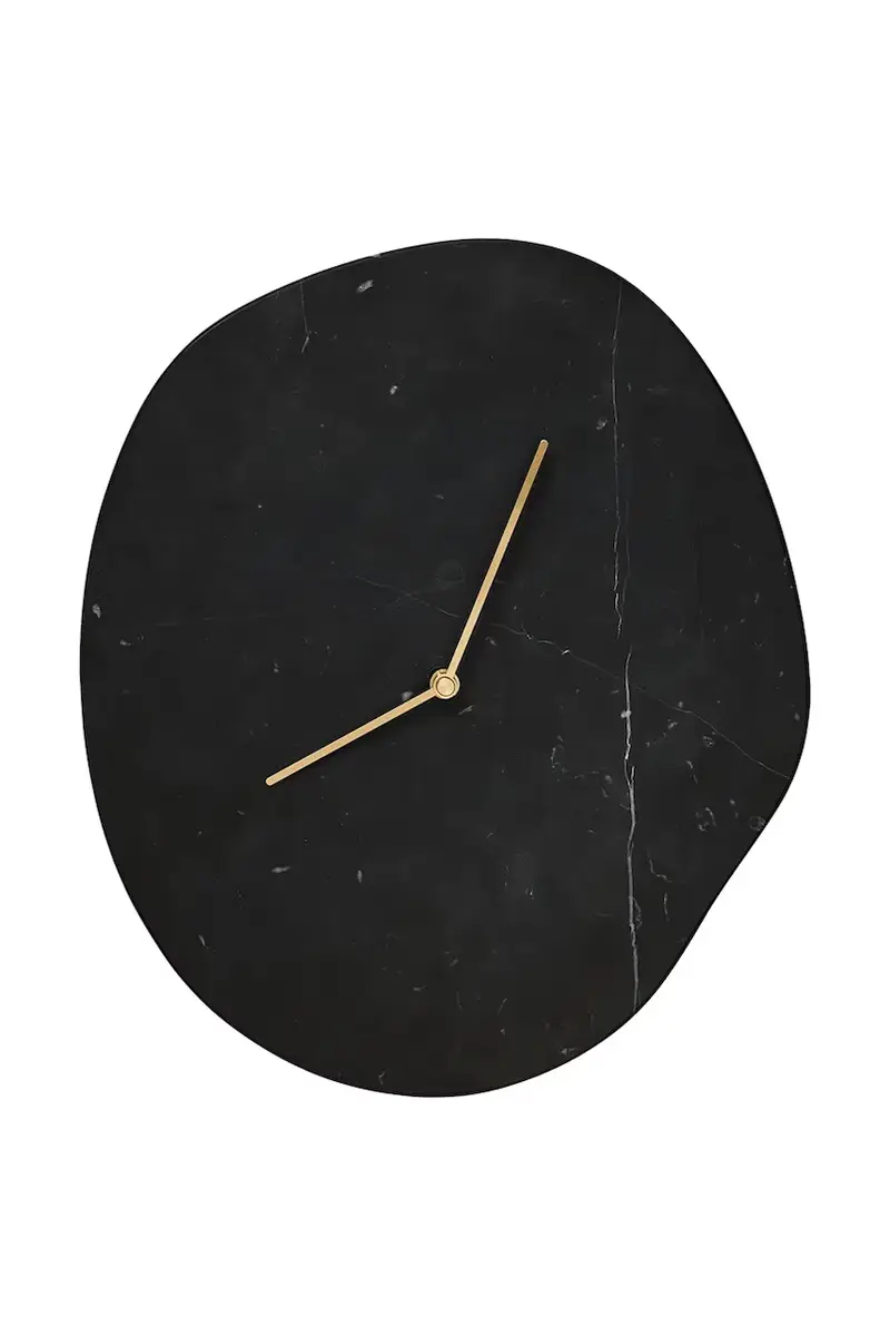 orologio da parete Melt 28 x 33 cm Nero