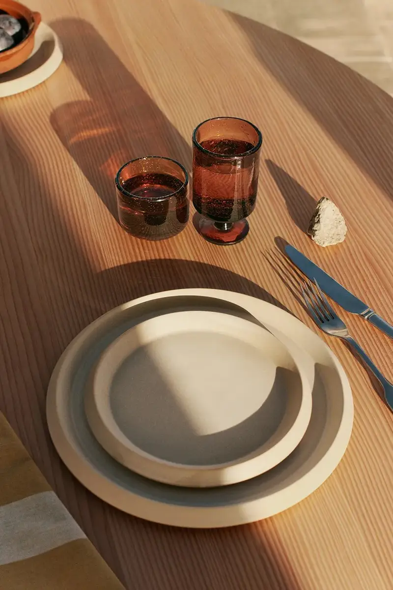 Ferm Living Piatto Erena beige - Design Elegante miniatura 3