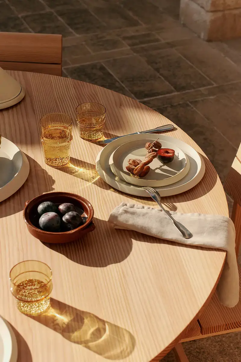 Ferm Living Piatto Erena beige - Design Elegante miniatura 4