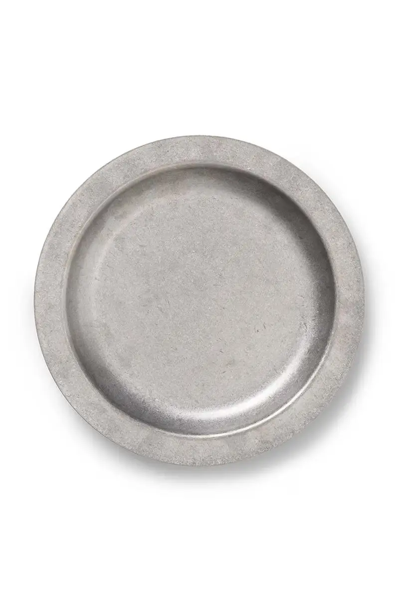 piatto Tumbled Plate 20 cm Grigio