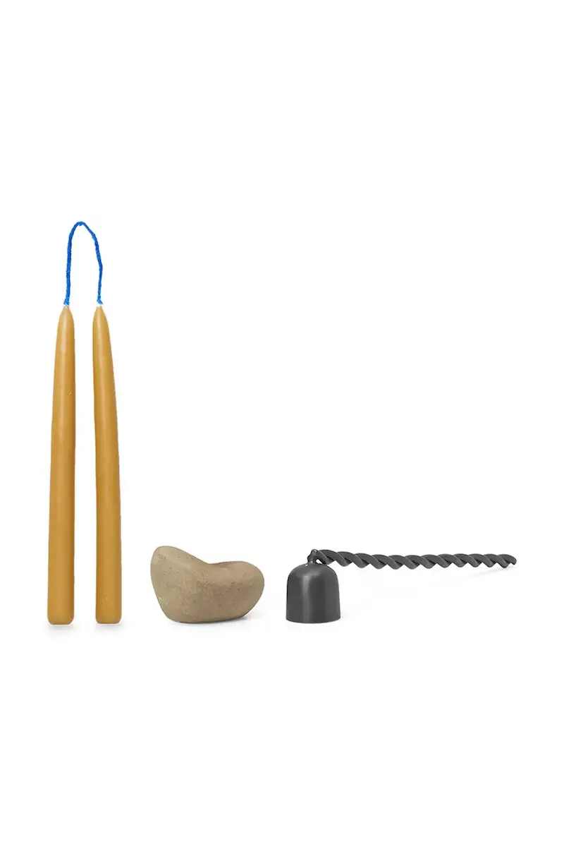 portacandele con estintore e candele Libre pacco da 6 Multicolore