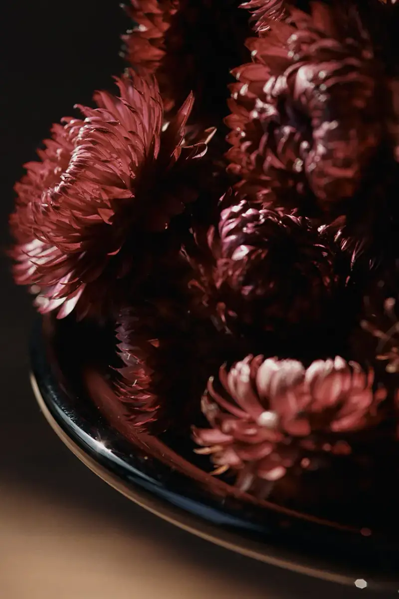 portadolci alzata decorativa Damo Glass Centrepiece 21 cm Granata miniatura 3